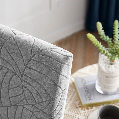 Wasserdichter Stuhlbezug Leaf in Hellgrau