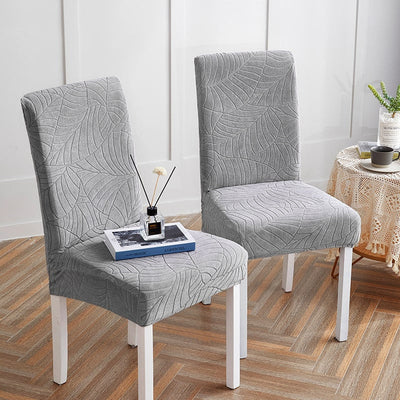 Wasserdichter Stuhlbezug Leaf in Hellgrau