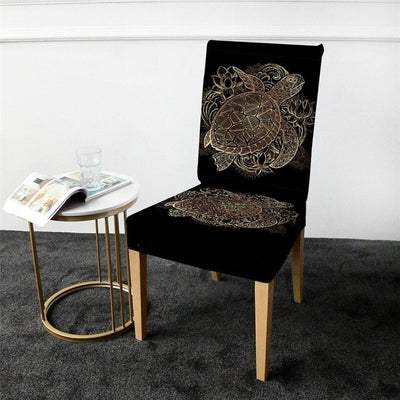 Goldener Schildkröten-Stuhlbezug