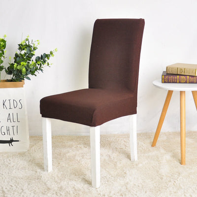 Dunkelbrauner wasserdichter Stuhlbezug