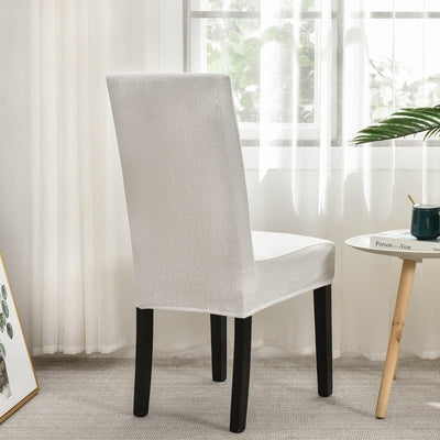 Weißer wasserdichter Stuhlbezug