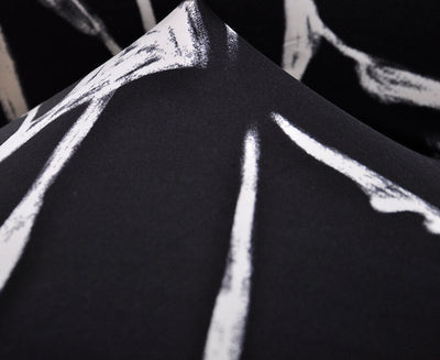 Moderner Stuhlbezug (Schwarz)