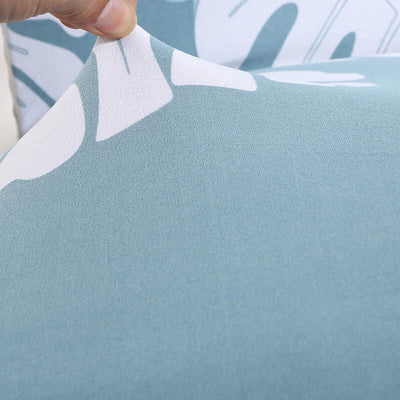 Türkiser Stuhlbezug