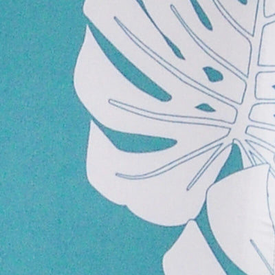 Türkiser Stuhlbezug