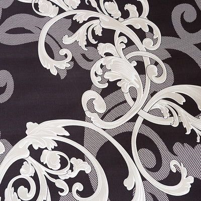 Vintage schwarzer Stuhlbezug