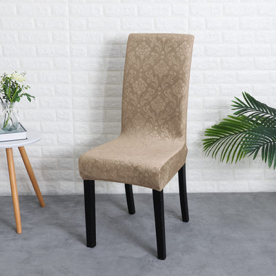 Lily Brown Samt-Stuhlbezug