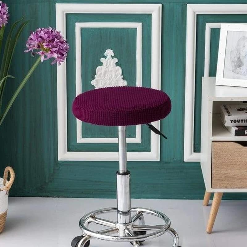 Lila River Barhockerbezug