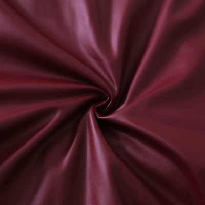 Bürostuhlbezug aus burgunderfarbenem Leder