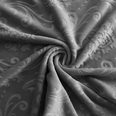 Lys Samt-Stuhlbezug, Anthrazit