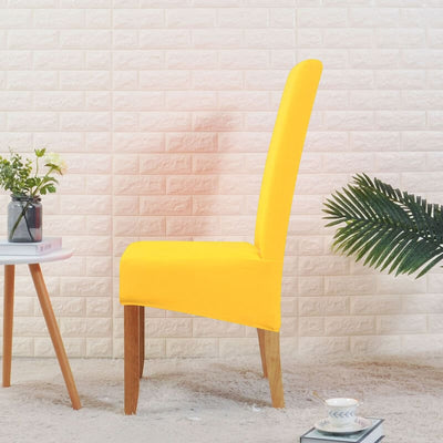 Großer gelber Stuhlbezug