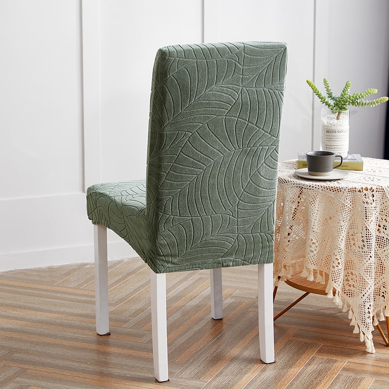 Water Green Leaf Wasserdichter Stuhlbezug