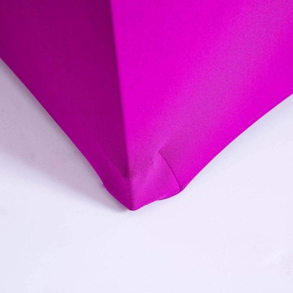 Magentafarbener Blumen-Hochzeits-Stuhlbezug