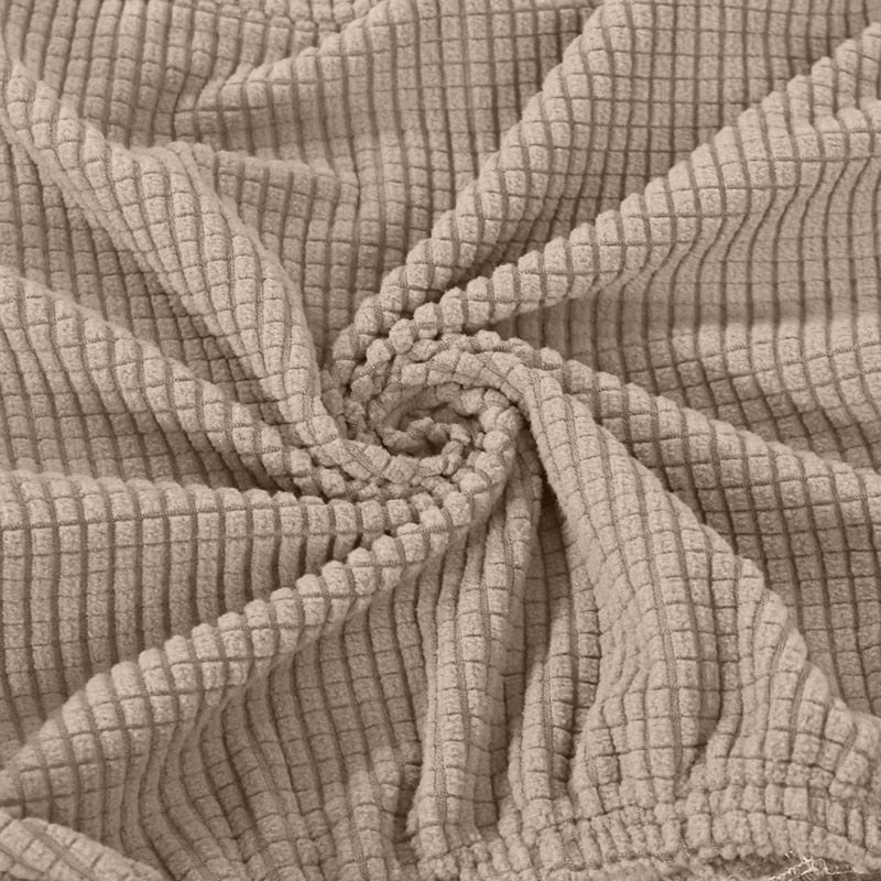 Skandinavischer Stuhlbezug Molde Braun-Beige