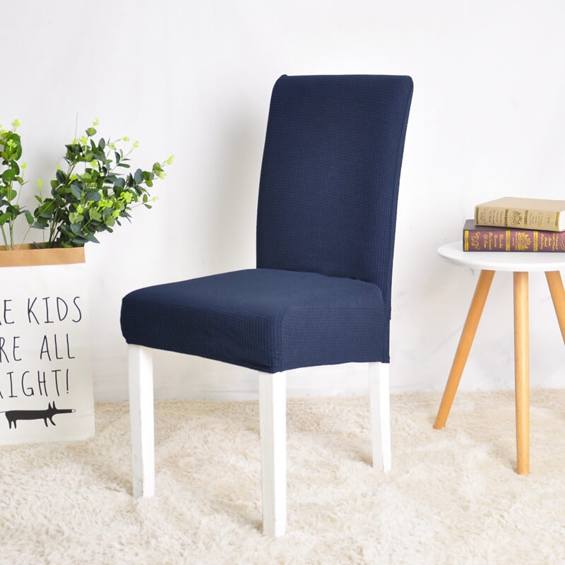 Marineblauer wasserdichter Stuhlbezug