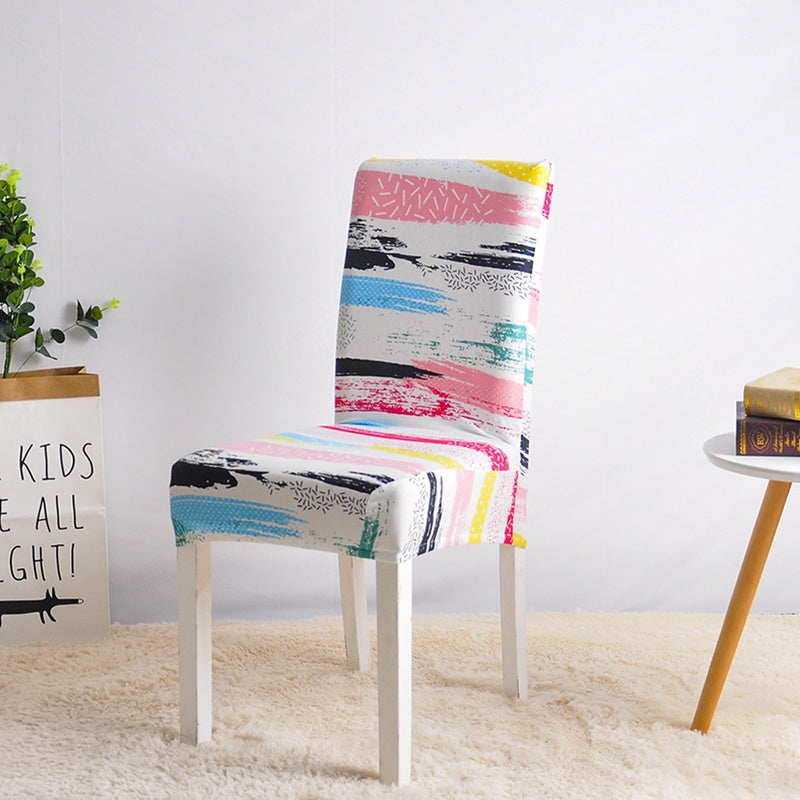 Moderner Stuhlbezug (mehrfarbig)