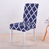 Blauer Vintage Stuhlbezug