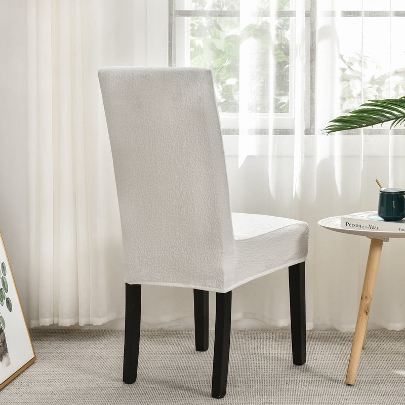 Weißer wasserdichter Stuhlbezug