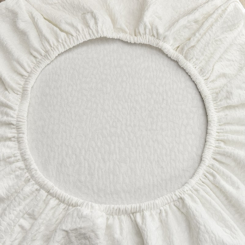 Weißer wasserdichter Stuhlbezug