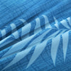 Geblümter Stuhlbezug (Blau-Rosa)