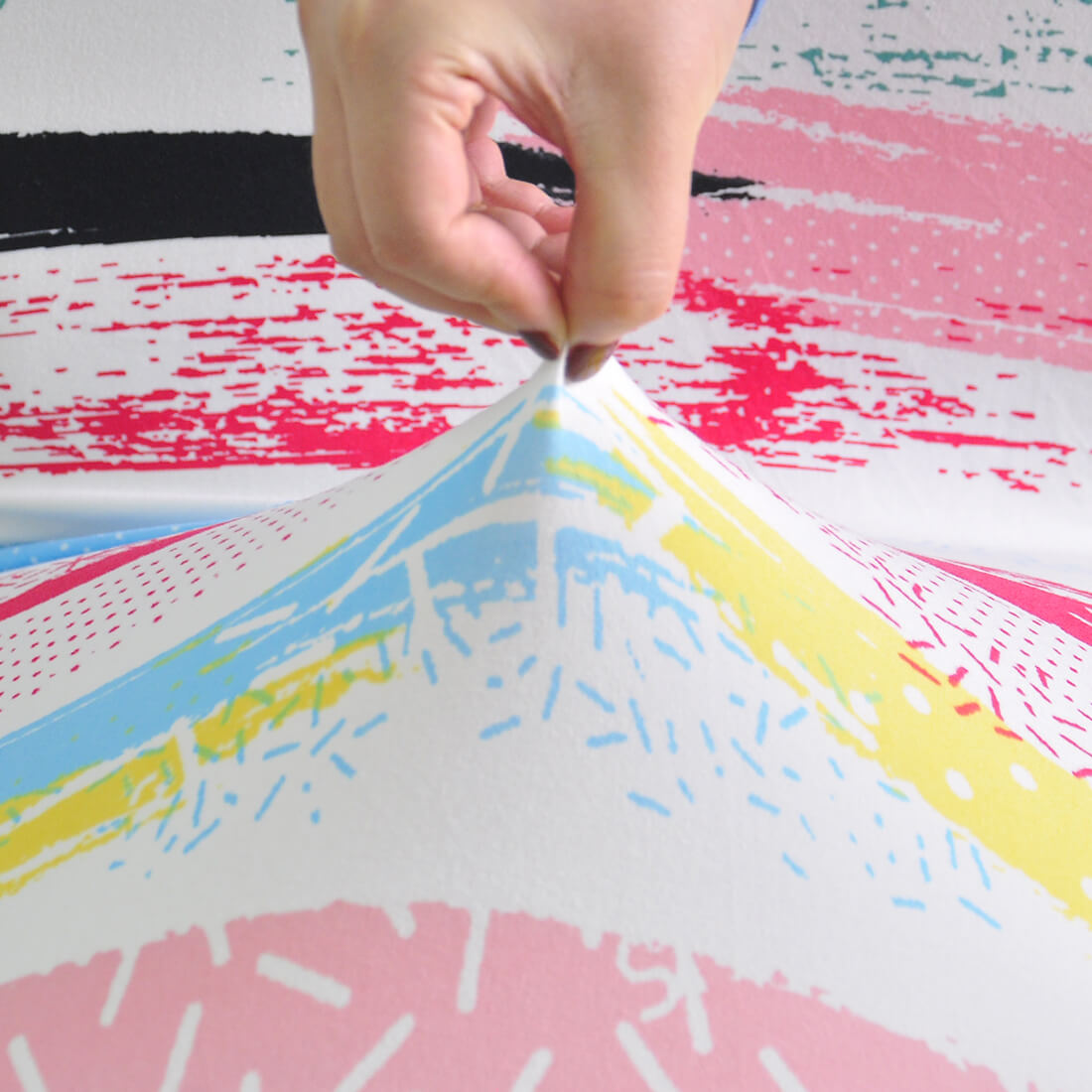 Moderner Stuhlbezug (mehrfarbig)