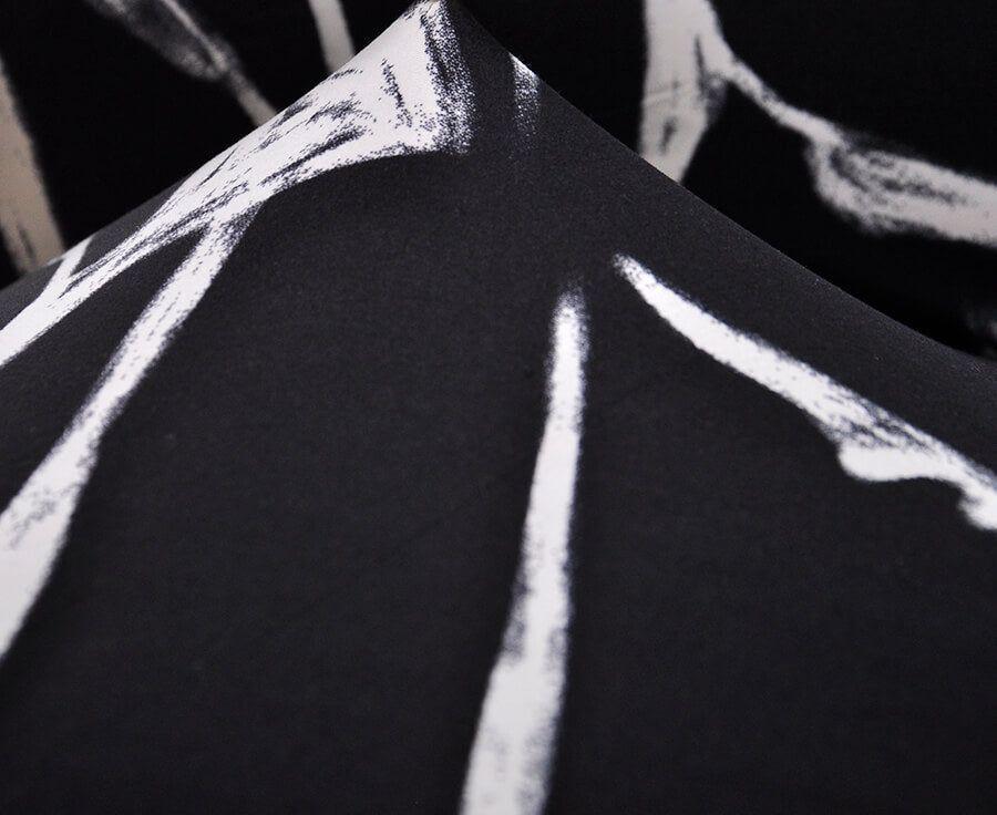 Moderner Stuhlbezug (Schwarz)