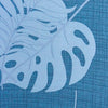 Geblümter Stuhlbezug (Blau-Rosa)