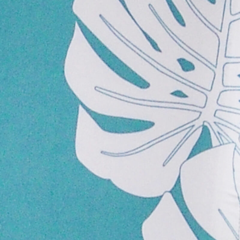 Türkiser Stuhlbezug