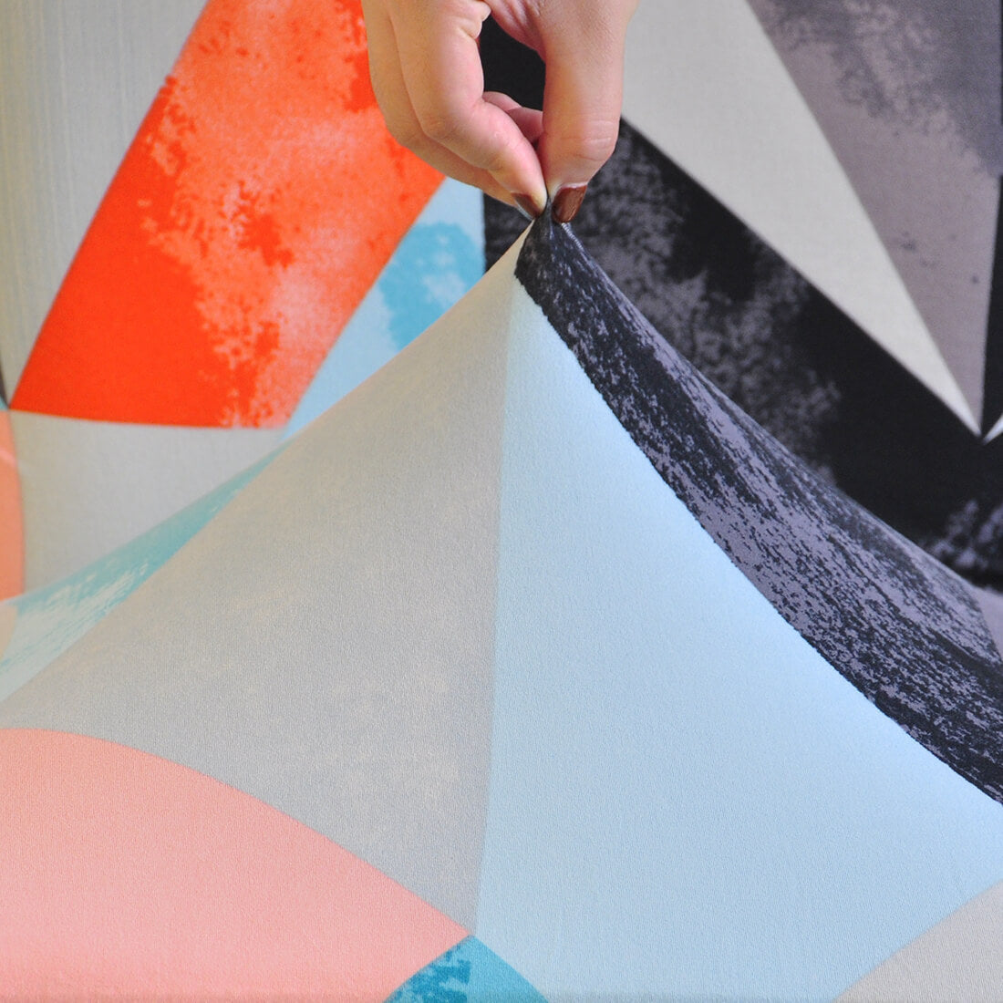 Moderner bedruckter Stuhlbezug