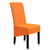 Leuchtend orangefarbener großer Stuhlbezug