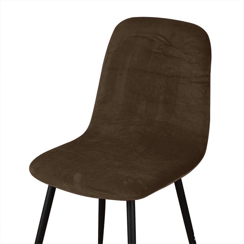 ARABICA brauner skandinavischer Stuhlbezug aus Samt