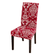 Vintage roter Stuhlbezug