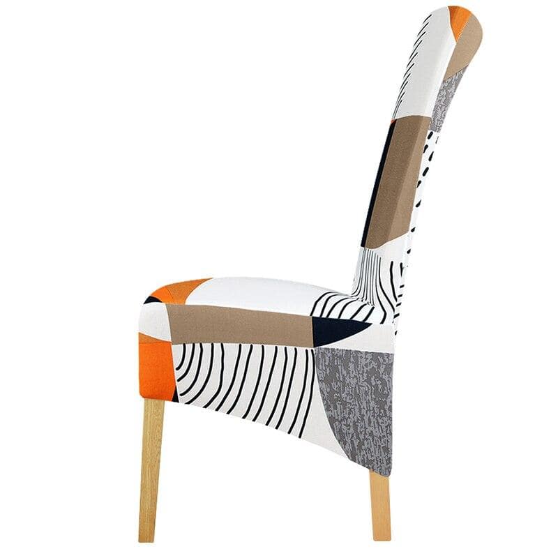 Mehrfarbiger großer Stuhlbezug