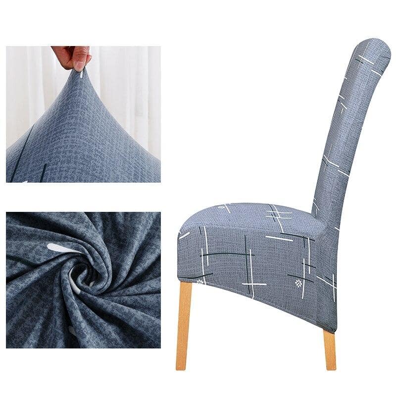 Großer Stuhlbezug Silber