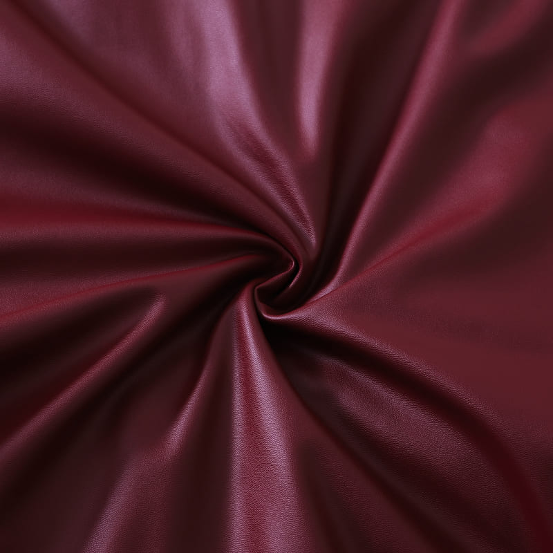 Bürostuhlbezug aus burgunderfarbenem Leder