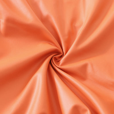 Orangefarbener Bürostuhlbezug aus Leder