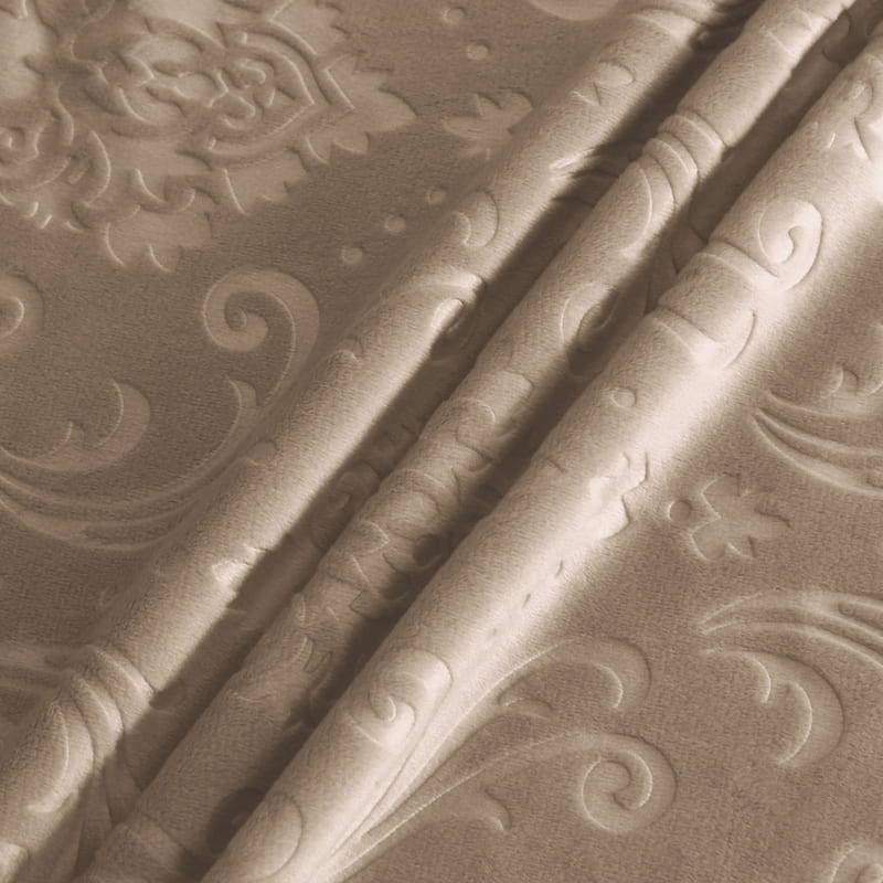 Lily Brown Samt-Stuhlbezug