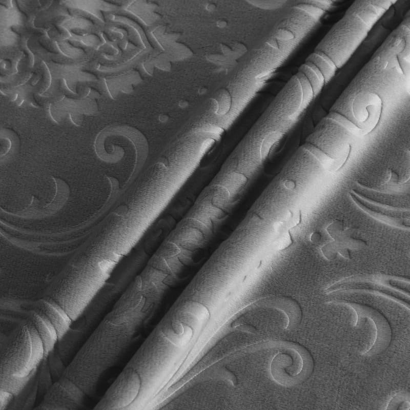 Lys Samt-Stuhlbezug, Anthrazit