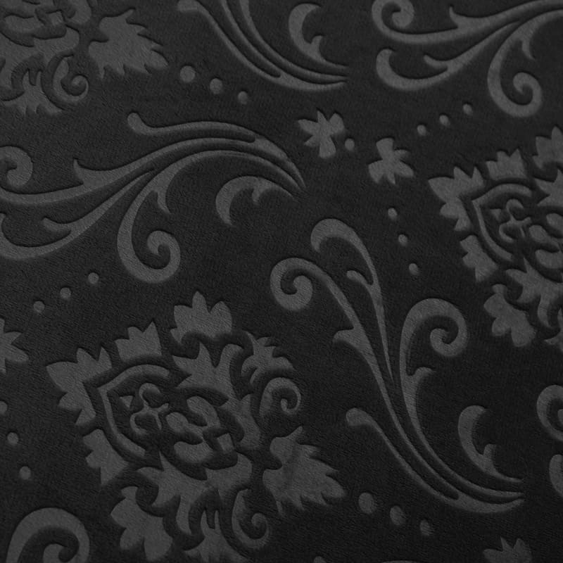 Lys Stuhlbezug aus schwarzem Samt